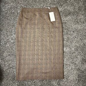 BOSS jacquard skirt woven with glittering threads; New with tags
